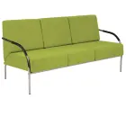 SPA 3 chrom, látka BONDAI BN17 (7032) - látka zelinkavá